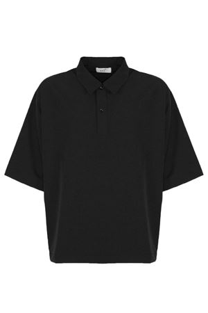 Black cotton polo shirt ART | G783BLACK