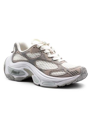 Sneakers Dragon in mesh bianco e grigio ASH | DRAGON06TALCWHITE