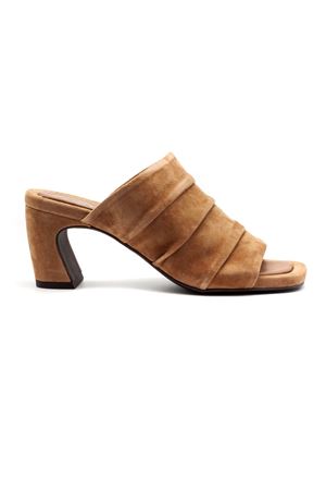 Sandalo Eva in suede beige ASH | EVA03MOKA