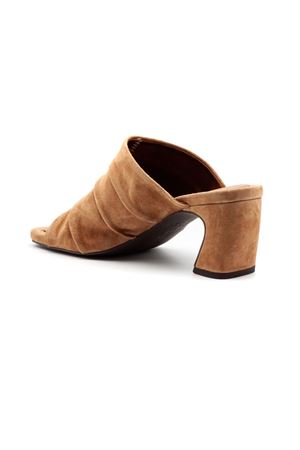 Sandalo Eva in suede beige ASH | EVA03MOKA