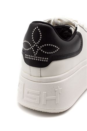 Sneaker Moby in pelle bianca ASH | MOBYSTUDS02WHITEBLACK