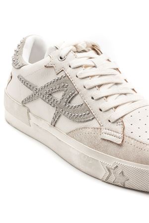 Sneaker Moonlight Studs In Pelle Bianca ASH | MOONLIGHTST2BEIGEWHITEOFFWHITE