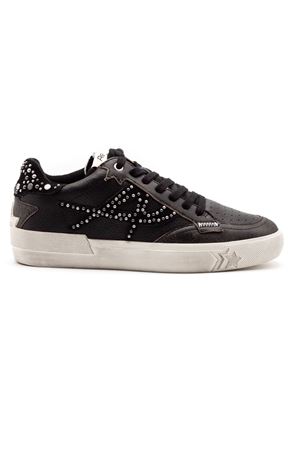 Sneaker Moonlight Studs In Pelle Nera ASH | MOONLIGHTST3BEIGEBLACK