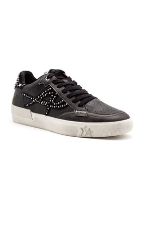 Sneaker Moonlight Studs In Pelle Nera ASH | MOONLIGHTST3BEIGEBLACK