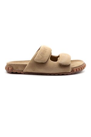 Sandalo Twist in camoscio beige ASH | TWIST01CUOIO