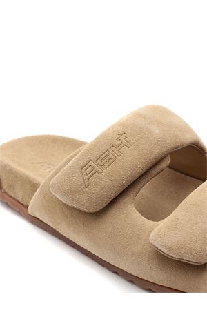 Sandalo Twist in camoscio beige ASH | TWIST01CUOIO