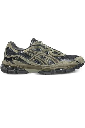 Sneakers Gel-NYC in camoscio verde e nero ASICS | 1203A383303