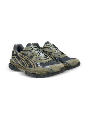 Sneakers Gel-NYC in camoscio verde e nero ASICS | 1203A383303