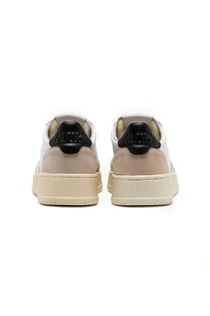 Medalist Low Sneakers In White And Black Leather And Beige Suede AUTRY | AULMLS21.