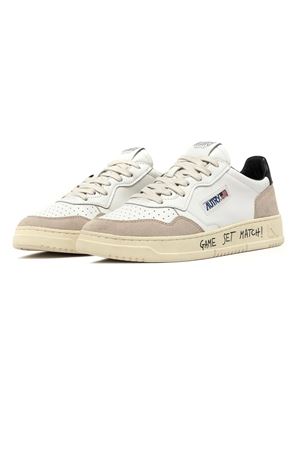Sneakers Medalist Low In Suede E Pelle Bianca AUTRY | AULMMA04.