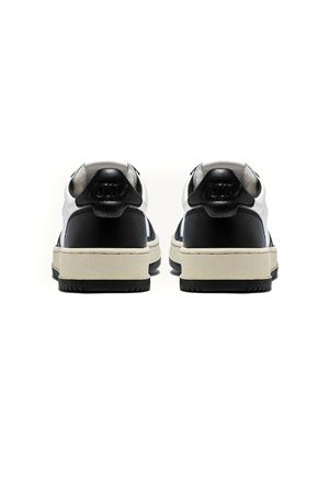 Sneakers Medalist Low Bicolor In Pelle Bianca E Nera AUTRY | AULMWB01.