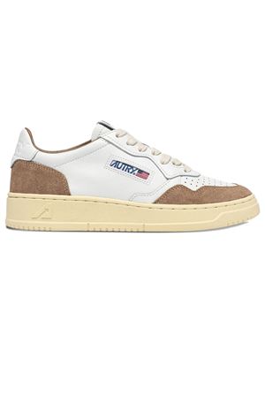 Sneakers Medalist Low In Pelle Bianca E Suede Antilope AUTRY | AULWFT02.