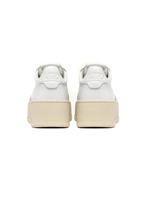 Sneakers Medalist Platform In Pelle Bianca AUTRY | PTLWLL15.