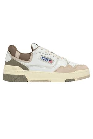 Clc Low Sneakers In White And Forest Suede And Leather AUTRY | ROLMMC15.