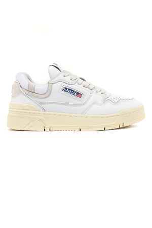 Sneakers Clc Low In Pelle Bianca E Suede AUTRY | ROLWMM41.