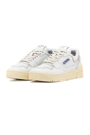 Sneakers Clc Low In Pelle Bianca E Suede AUTRY | ROLWMM41.