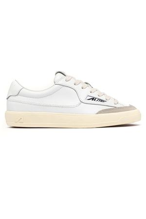 Sneakers Windscape Low In Pelle Bianca AUTRY | SCLMUK01.
