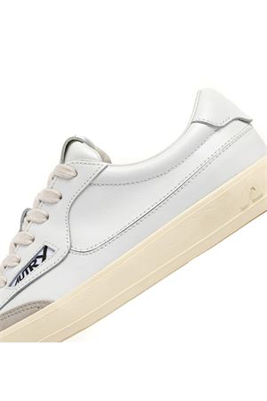 Sneakers Windscape Low In Pelle Bianca AUTRY | SCLMUK01.