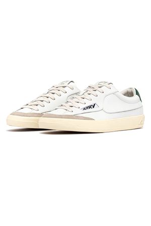 Sneakers Windscape Low In Pelle Bianca E Amazon AUTRY | SCLMUK06.