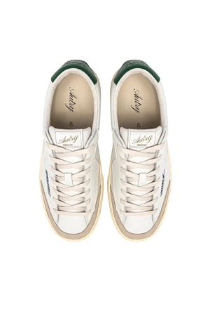 Sneakers Windscape Low In Pelle Bianca E Amazon AUTRY | SCLMUK06.