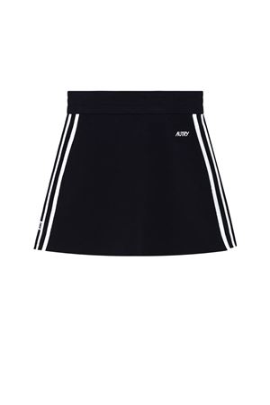 Black viscose knit skirt AUTRY | SKPW031B.