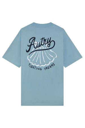 T-shirt in cotone blu chiaro AUTRY | TSPX047C.