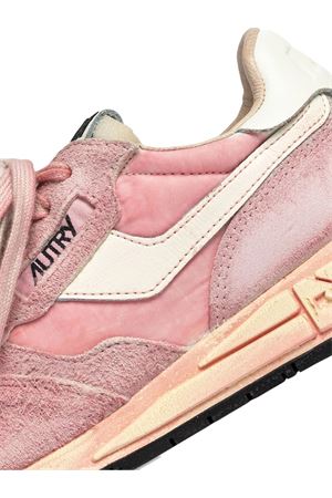 Sneakers Reelwind Super Vintage In Nylon E Suede Rosa AUTRY | WVLWYS02.
