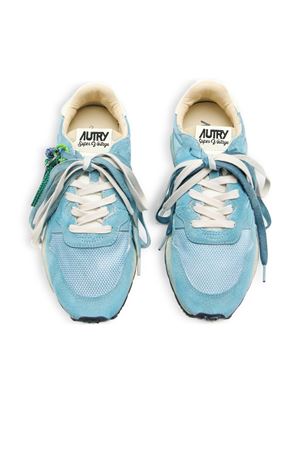 Sneakers Reelwind Super Vintage In Nylon E Suede azzurro AUTRY | WVLWYS03.