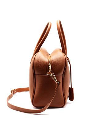 Bauletto semirigido in pelle marrone AVENUE67 | ALEXIS009