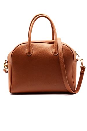 Bauletto semirigido in pelle marrone AVENUE67 | ALEXIS009