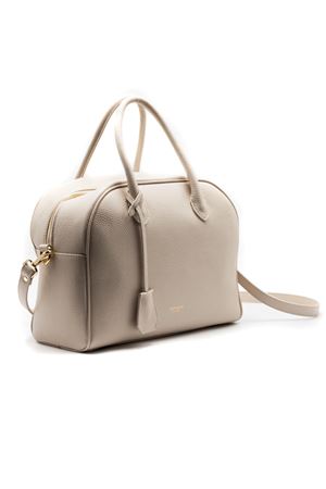 Bauletto semirigido in pelle beige AVENUE67 | ALEXIS028