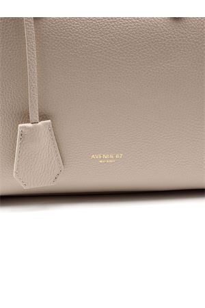 Bauletto semirigido in pelle beige AVENUE67 | ALEXIS028