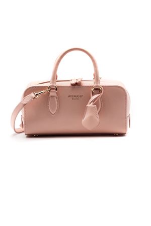 Mini-bauletto rigido in pelle rosa AVENUE67 | ALIMA037