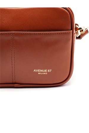 Camera bag in pelle marrone AVENUE67 | BONBON009
