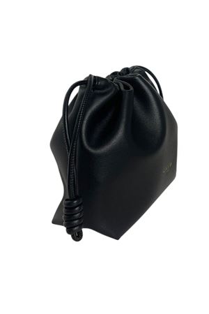 Cynthia clutch bag in soft black leather AVENUE67 | CYNTHIA001