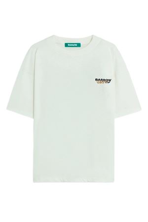 Coconut-tone teddy graphic T-shirt BARROW | S6BWUATH076412