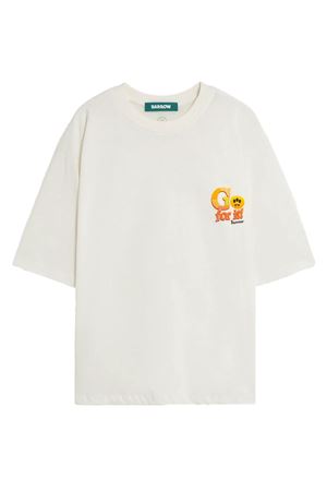 Off-white cotton T-shirt BARROW | S6BWUATH079412