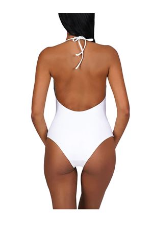 Bouganvillea Bliss Drawstring One-Piece Swimsuit BIKINVILLE | INTEROBOUGANVILLEACOULISSE
