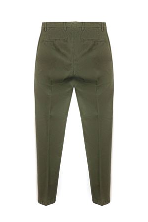 Pantalone in cotone elasticizzato verde BRIGLIA | BG0430000800082