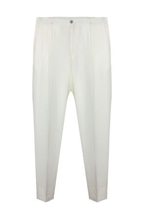 Pantalone in lana vergine colore bianco BRIGLIA | PORTOBELLOS30010800120