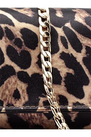 Leopard-print satin clutch CASTAGNA | CLUTCHLEOPARD