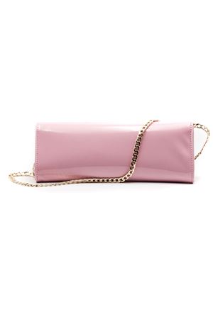 Pink patent leather clutch CASTAGNA | CLUTCHROSA