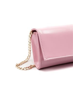 Pink patent leather clutch CASTAGNA | CLUTCHROSA