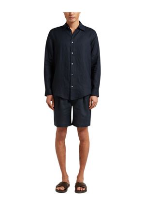 Camicia in lino blu CHÉ | 231221203