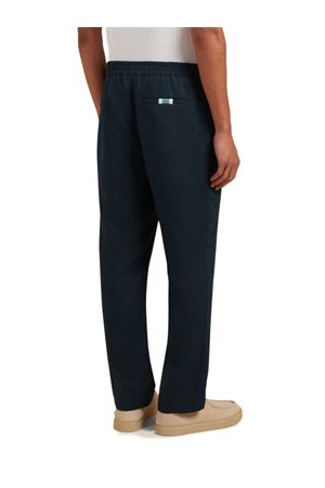 Pantaloni in lino con coulisse Avila blu navy CHÉ | 25671212