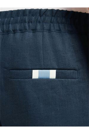 Pantaloni in lino con coulisse Avila blu navy CHÉ | 25671212