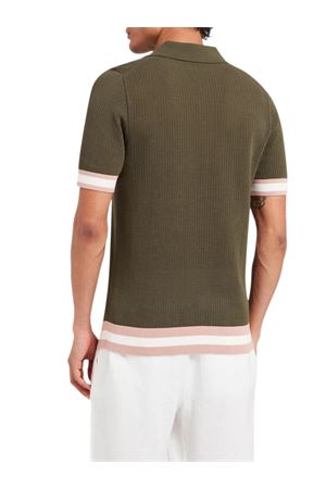 Polo Quinn in maglia larga di cotone color kaki CHÉ | 26200303