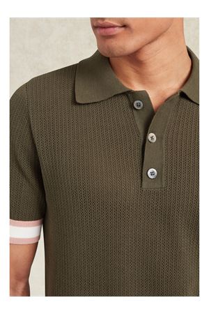Polo Quinn in maglia larga di cotone color kaki CHÉ | 26200303