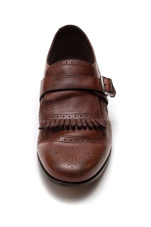 Shanghai Laser Monk Strap in Pelle di Vitello Anticata CHURCH'S | EOB1699ADJF0AAD