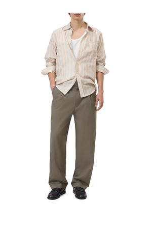 Pantaloni Bloomberg Straight In Cotone Verde CLOSED | C3113252022167